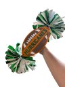 Personalized Football Cheer Pom Sign Custom Football Spirit Stick